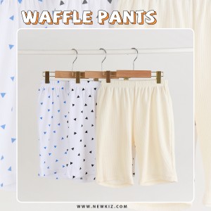 Quần lỡ phòm rộng QD10 (고쟁이 와플 팬츠)